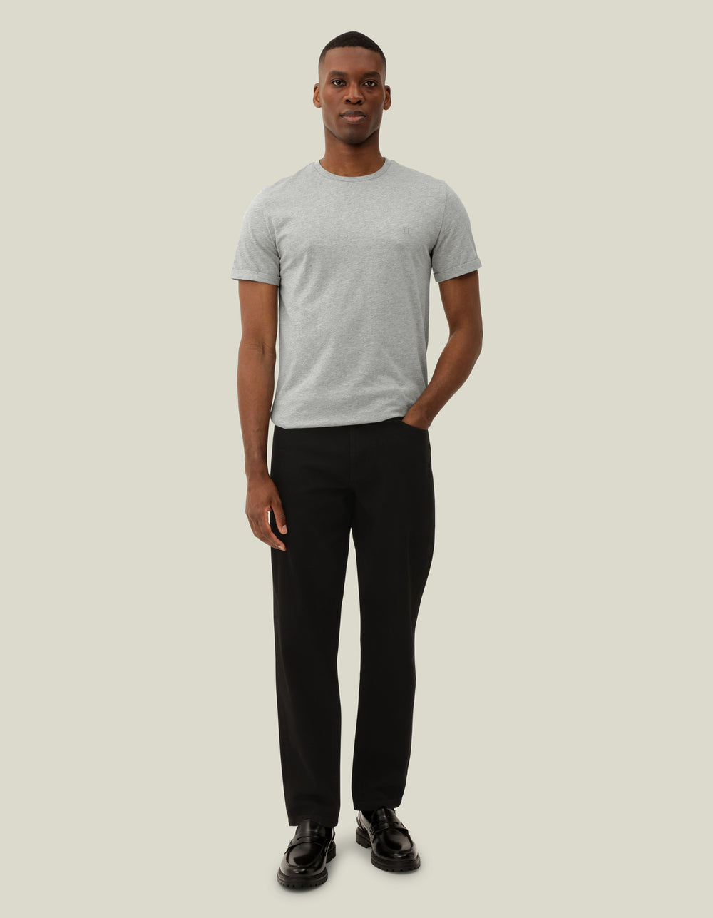 Core Tonal Tee | Gray Melange