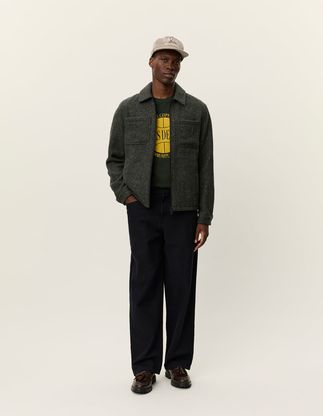 Marseille Herringbone Wool Jacket