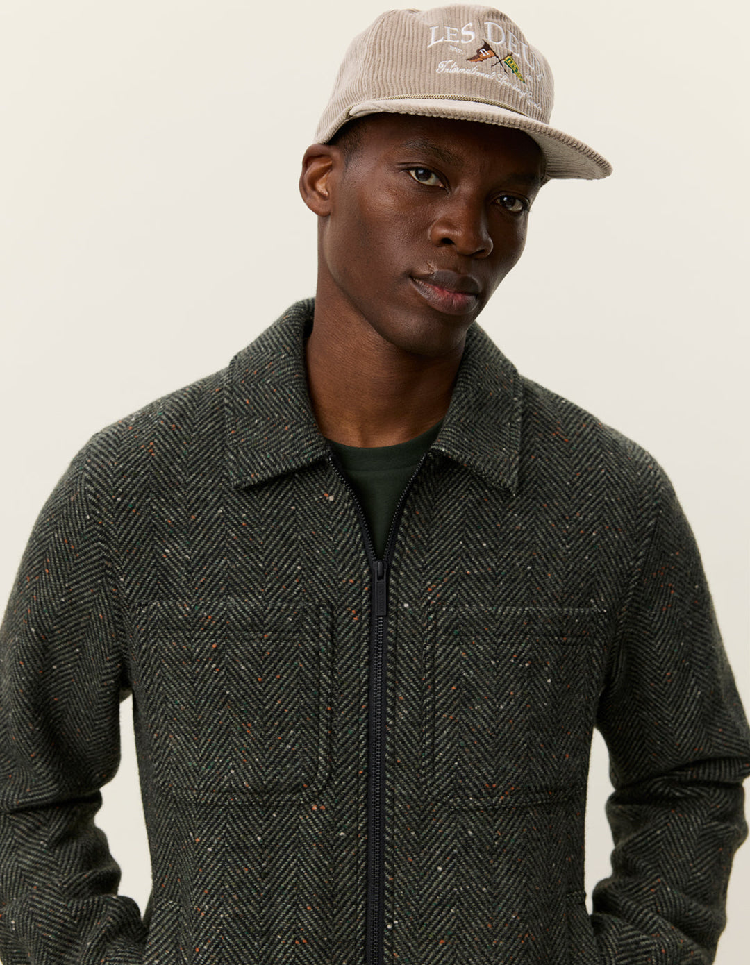 Marseille Herringbone Wool Jacket