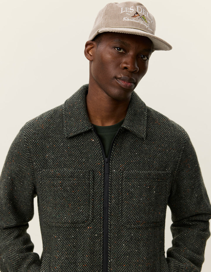 Marseille Herringbone Wool Jacket
