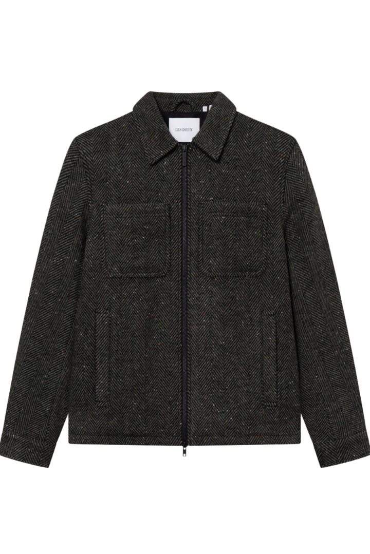 Marseille Herringbone Wool Jacket