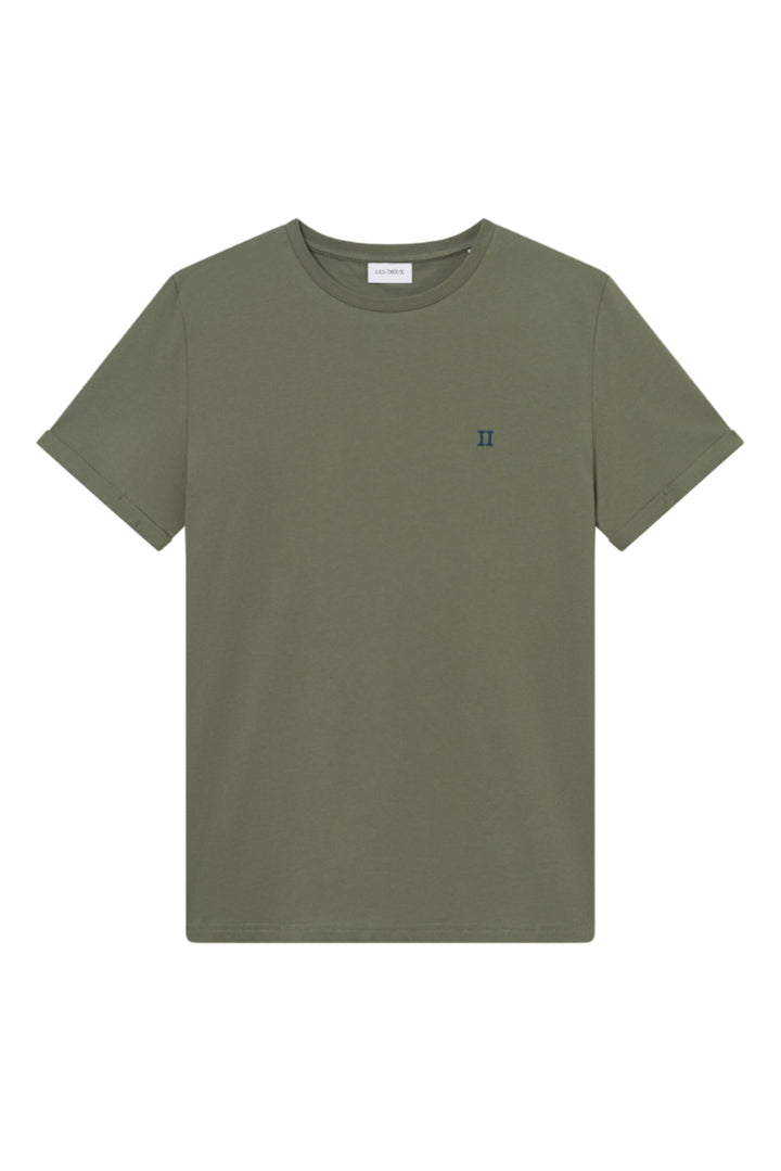 Norregaard Contrast T-Shirt | Olivine Green