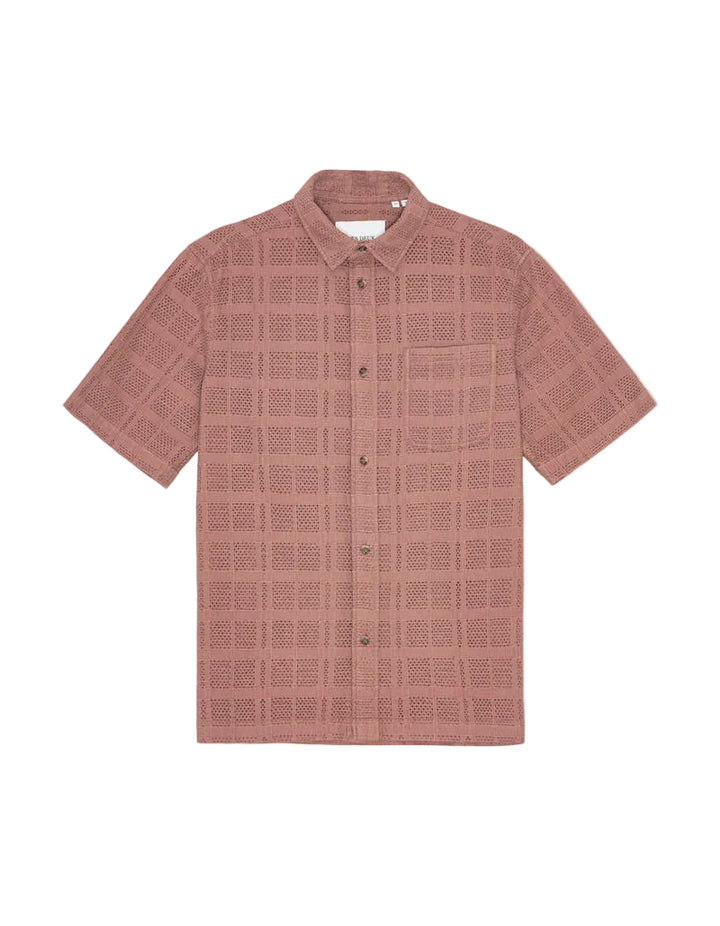 Charlie SS Shirt | Cognac Red