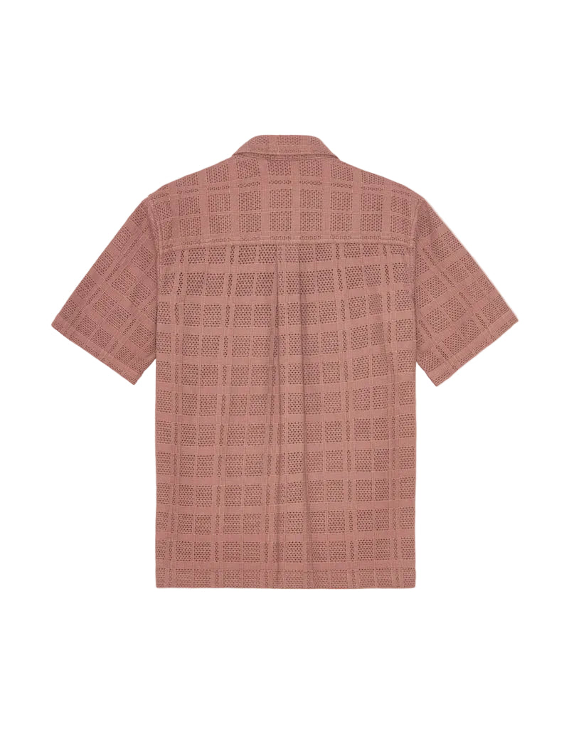 Charlie SS Shirt | Cognac Red