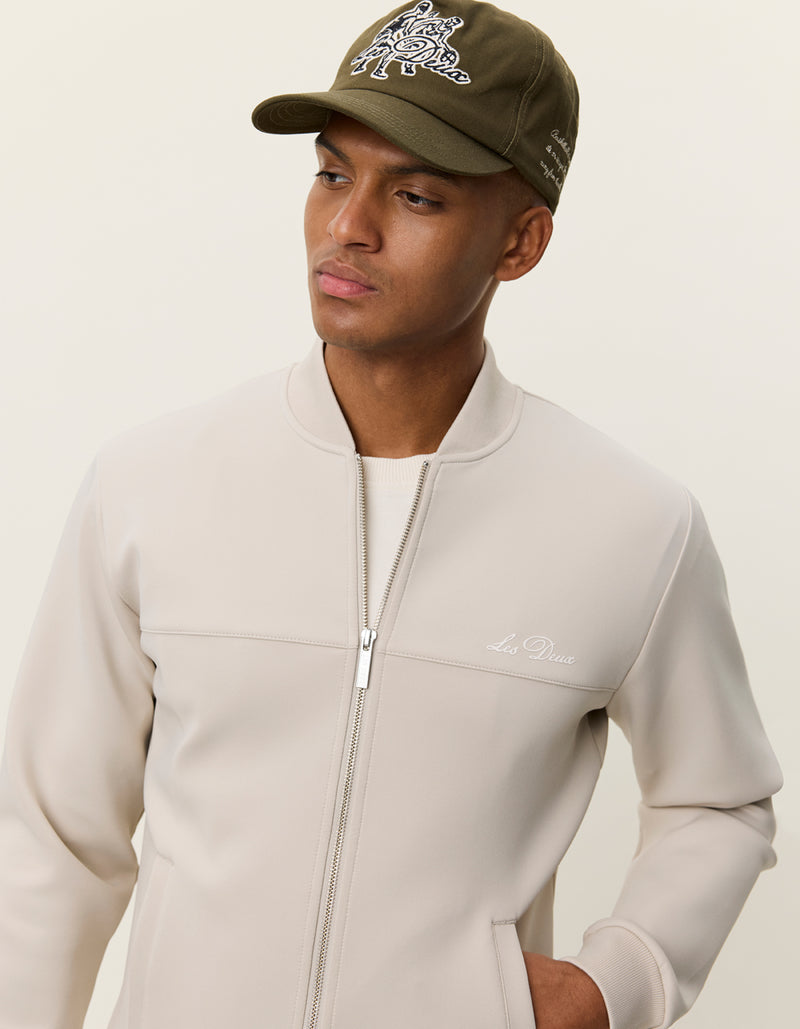 Ballier Crew Track Jacket | Light Sand