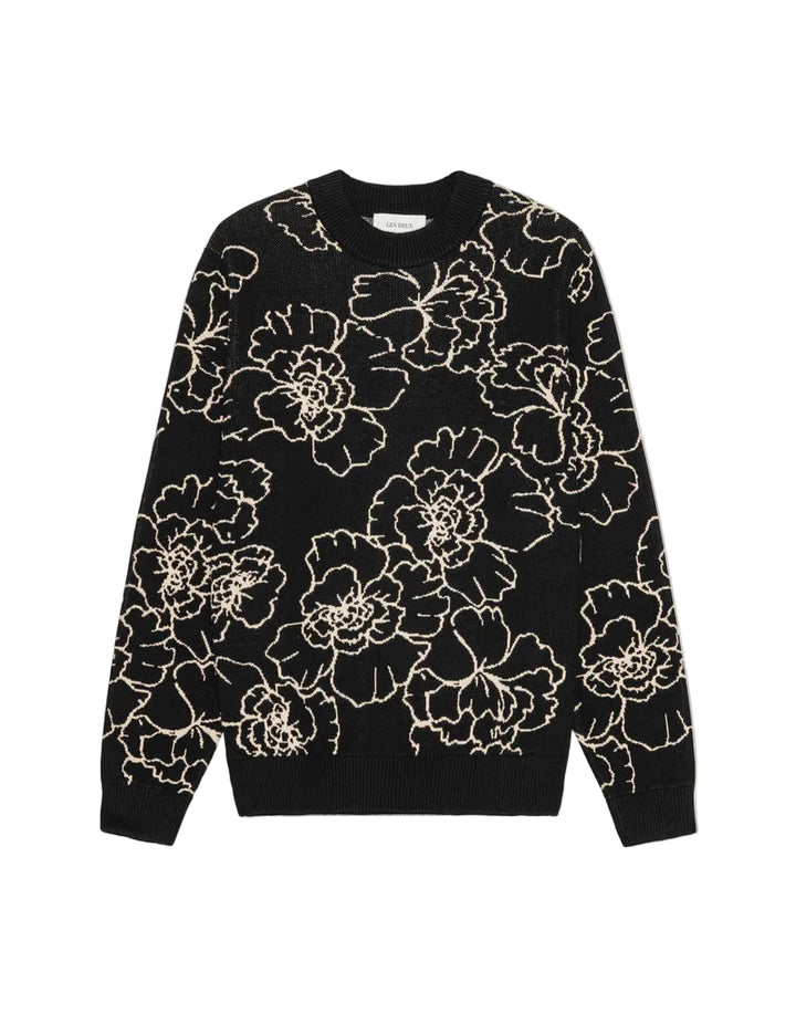 Gaston Poppy Jacquard Knit
