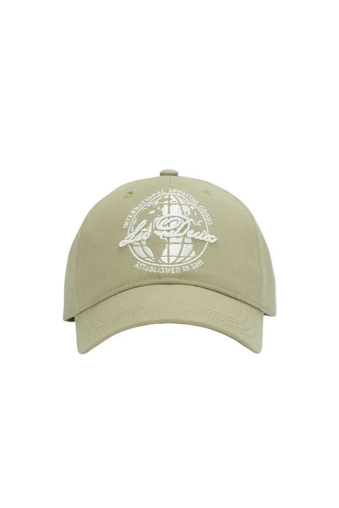 Globe Logo Dad Cap | Tea Green