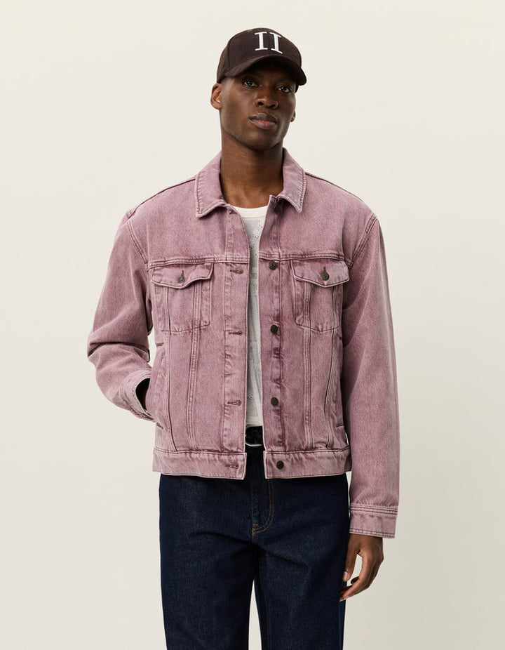 Rally Denim Jacket | Light Pink