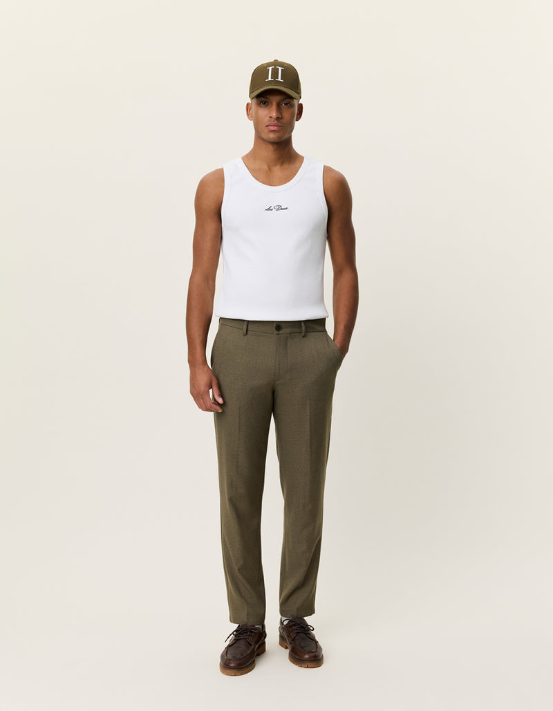 Como Reg Solid Pants | Teak Brown