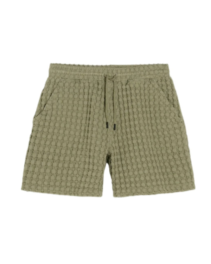 Porto Waffle Shorts | Dusty Green