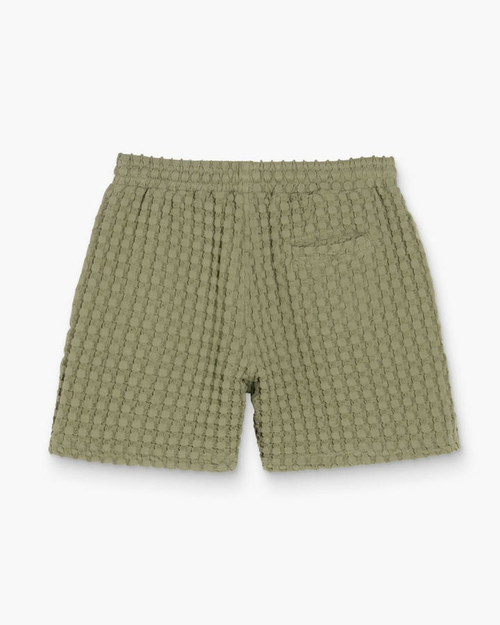 Porto Waffle Shorts | Dusty Green