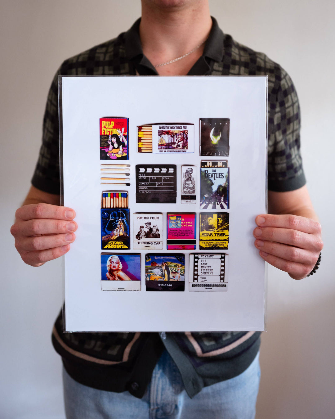 Entertainment Vintage Matchbook Collage