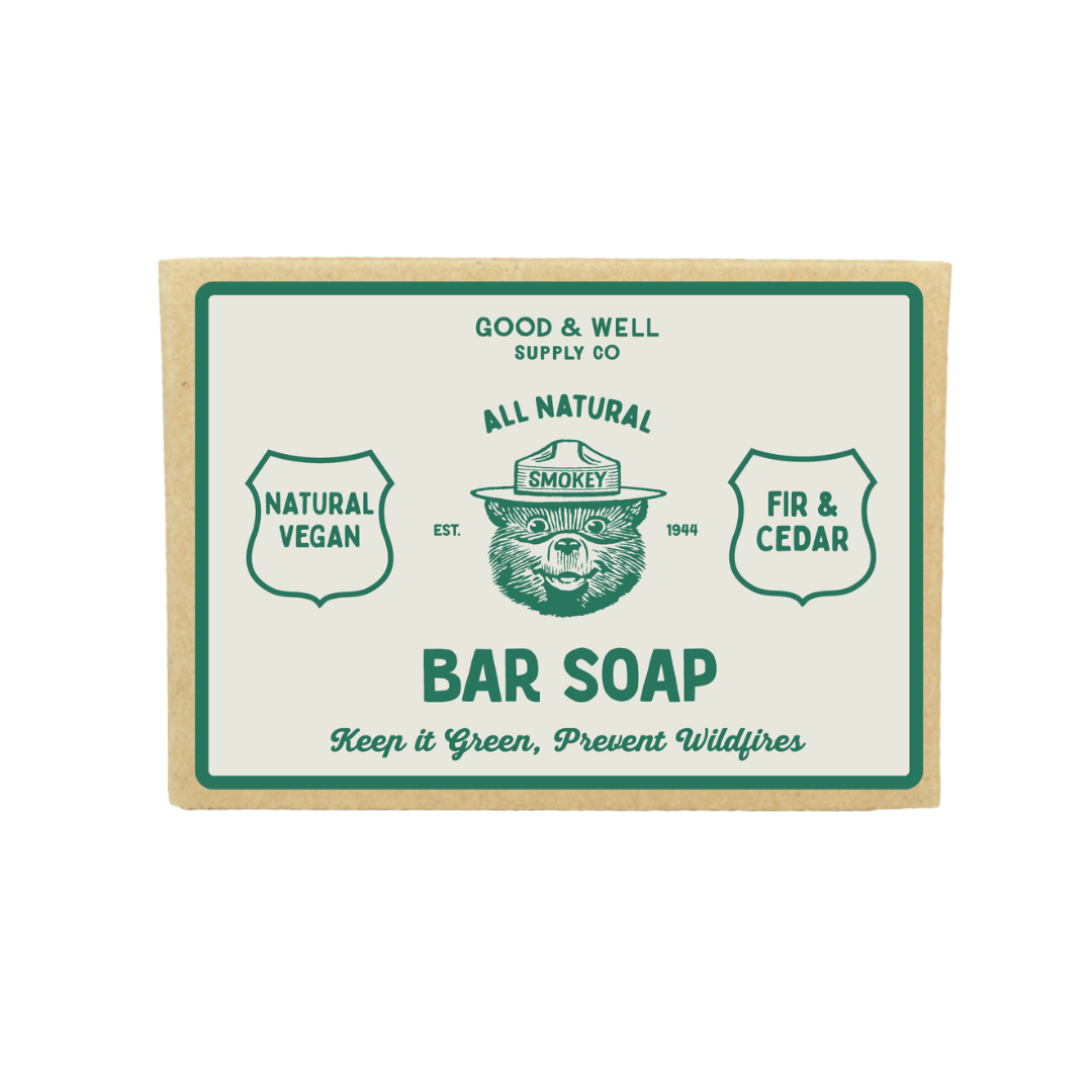 Smokey Bear Bar Soap - Fir & Cedar