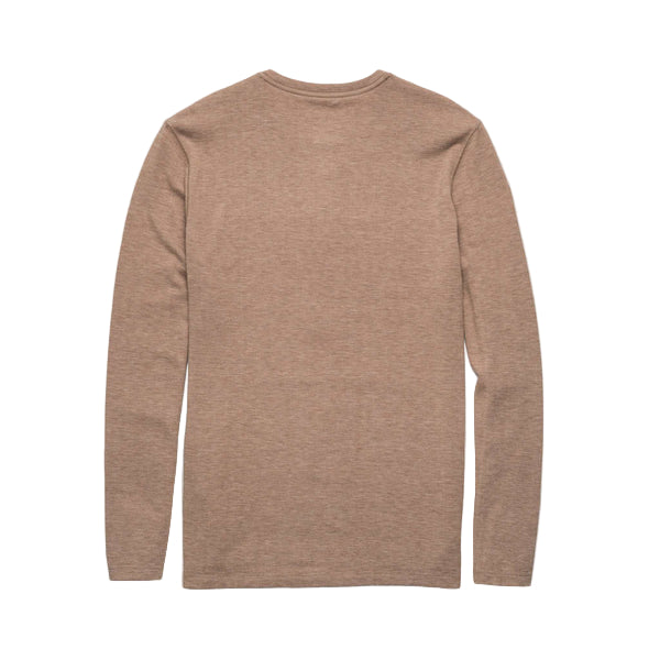 Sean Ultra Soft Classic Henley | Camel Heather