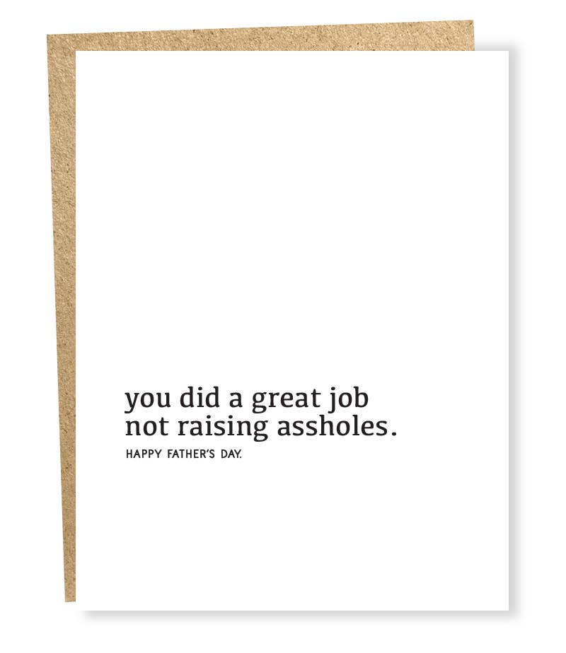 Great Job (Father) Card