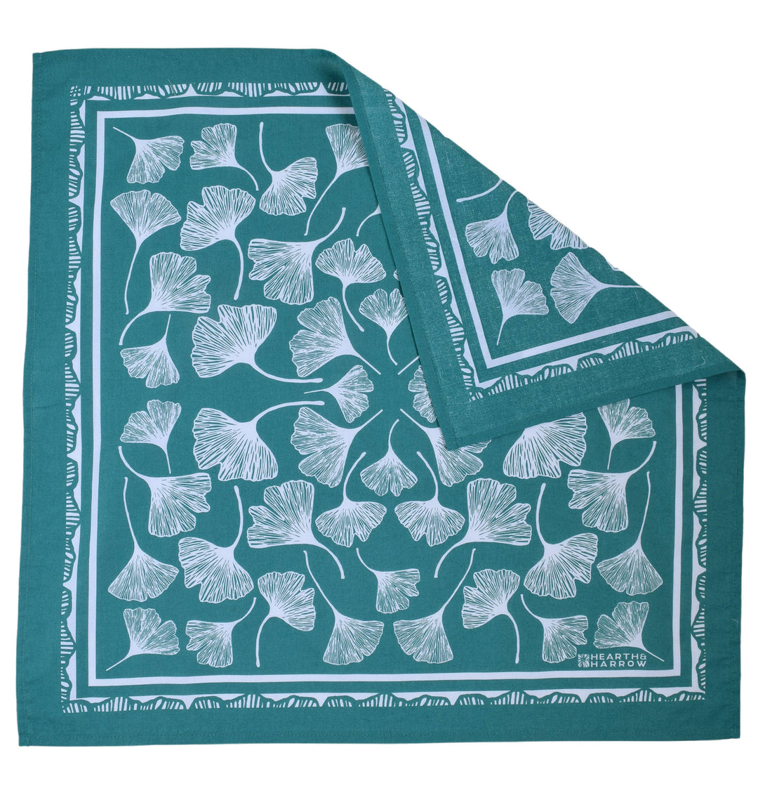 Ginkgo Leaf Bandana | Green