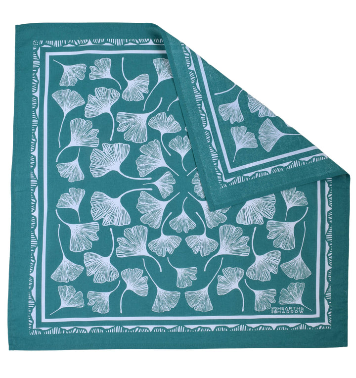 Ginkgo Leaf Bandana | Green