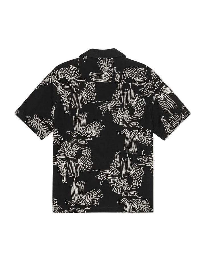 Liam AOE Flower SS Shirt | Black