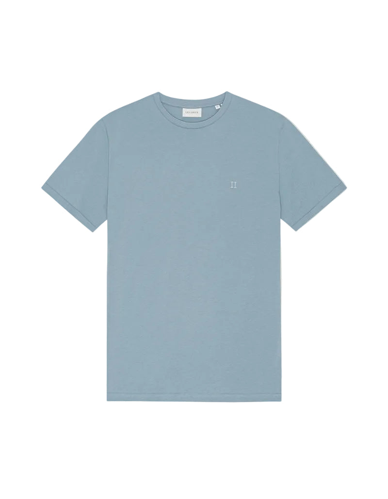Core Contrast Tee | Faded Denim Blue