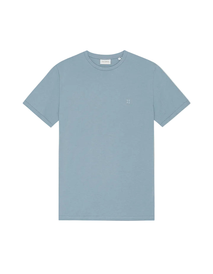 Core Contrast Tee | Faded Denim Blue