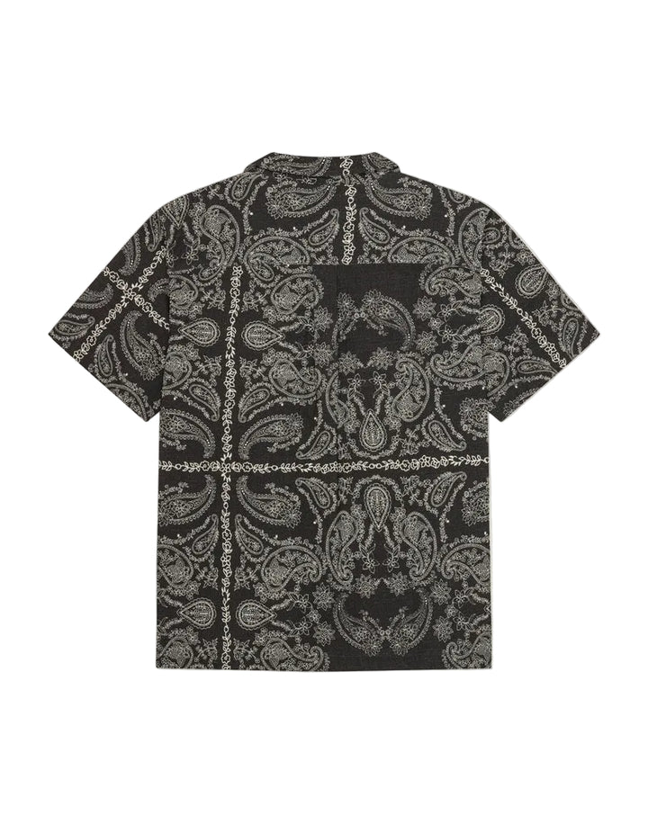 Paisley AOP SS Shirt | Tap Shoe Black
