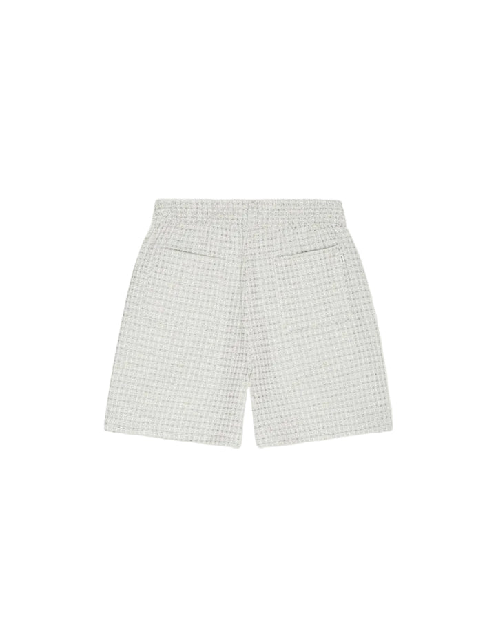 Check Seersucker Shorts | Ivory