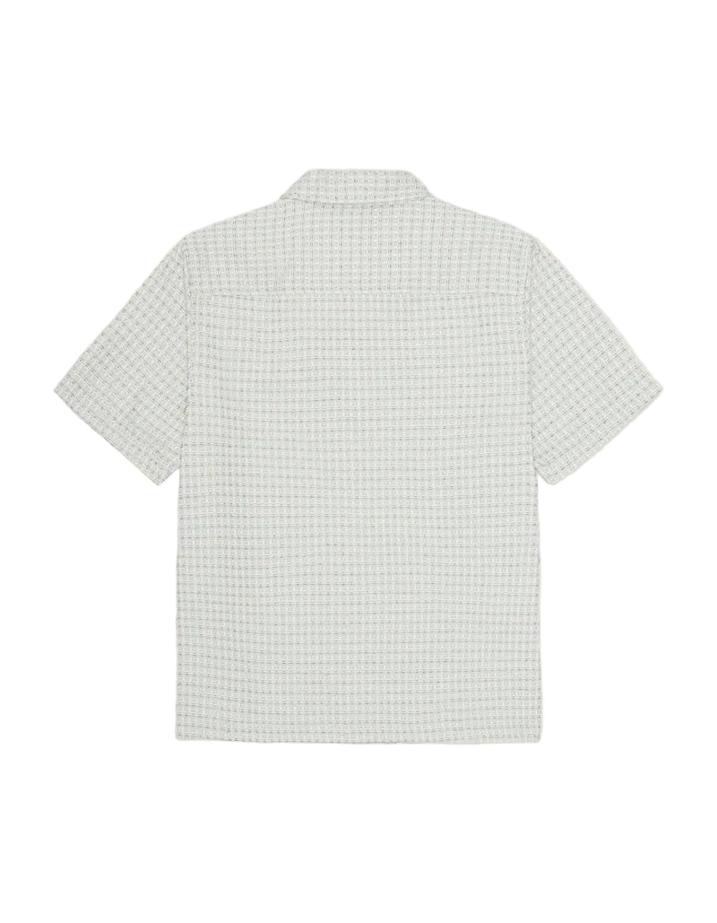 Check Seersucker SS Shirt | Ivory