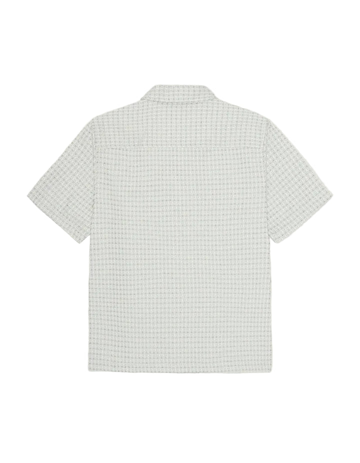 Check Seersucker SS Shirt | Ivory