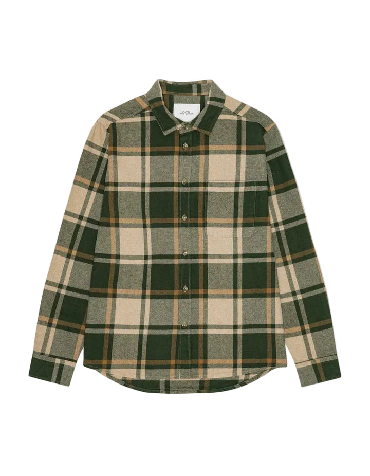 Check Flannel Shirt | Rosin Green