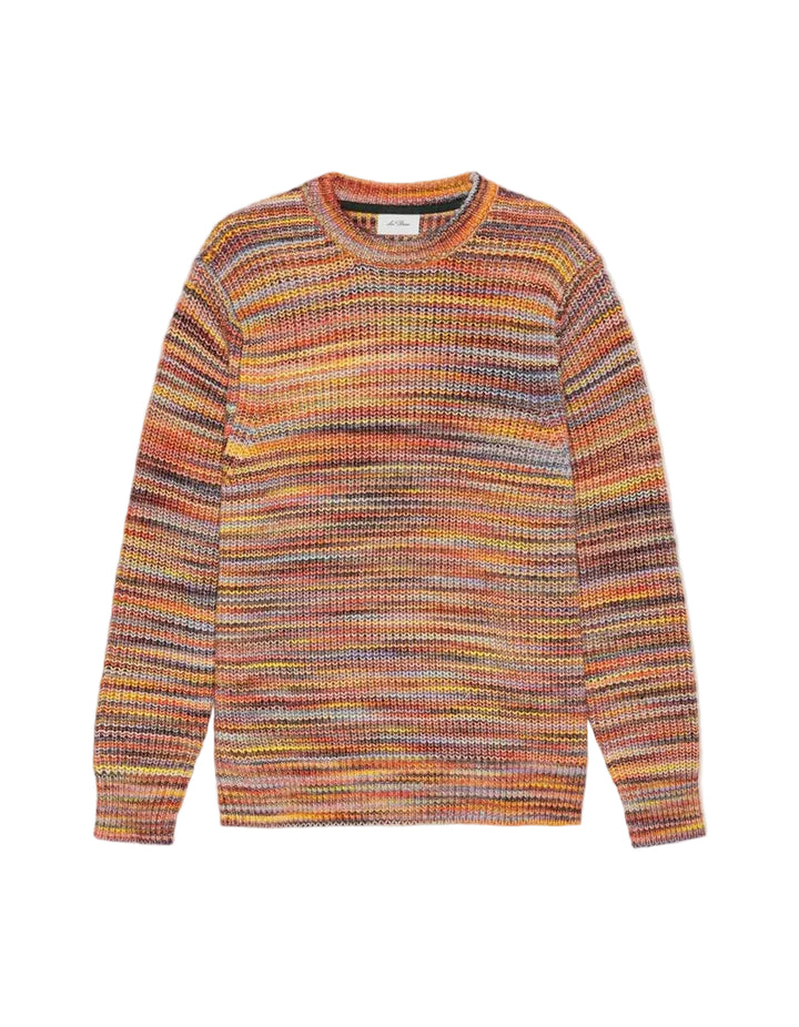 Space Rib Crewneck Knit | Multicolor