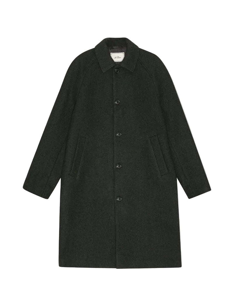 Solid Wool Coat | Rosin Green