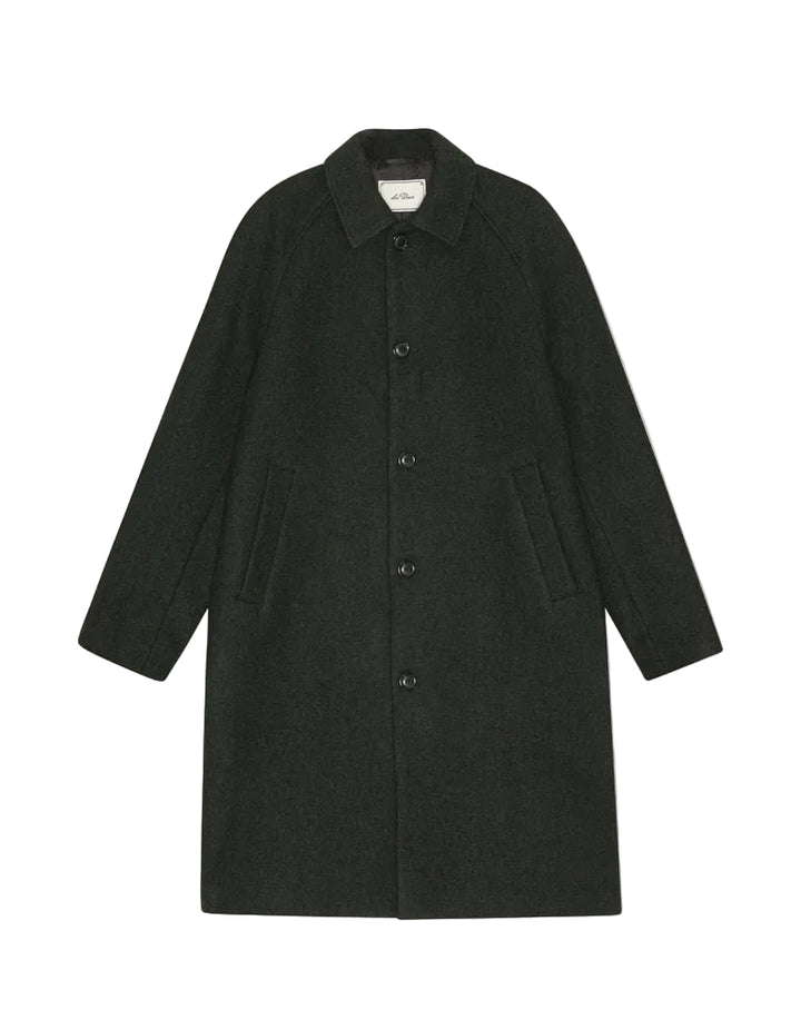 Solid Wool Coat | Rosin Green