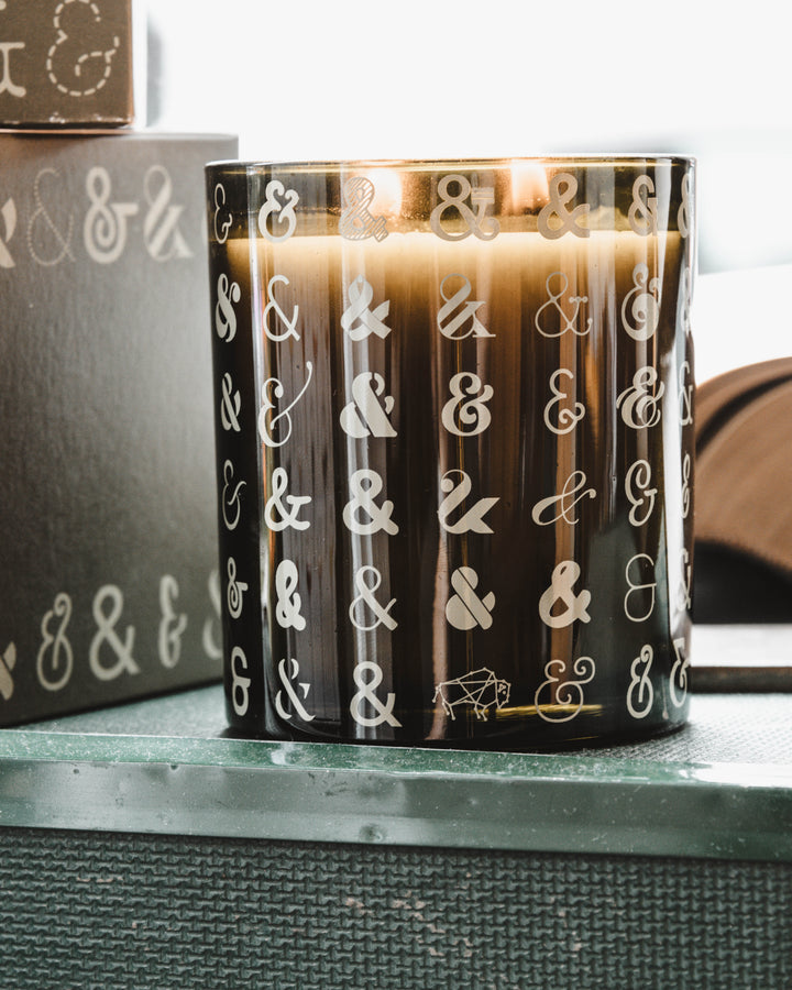 Ampersand Candle