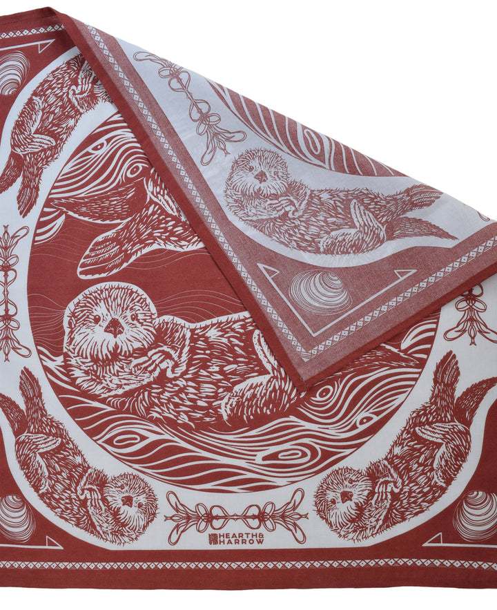 Otter Bandana | Brick Red
