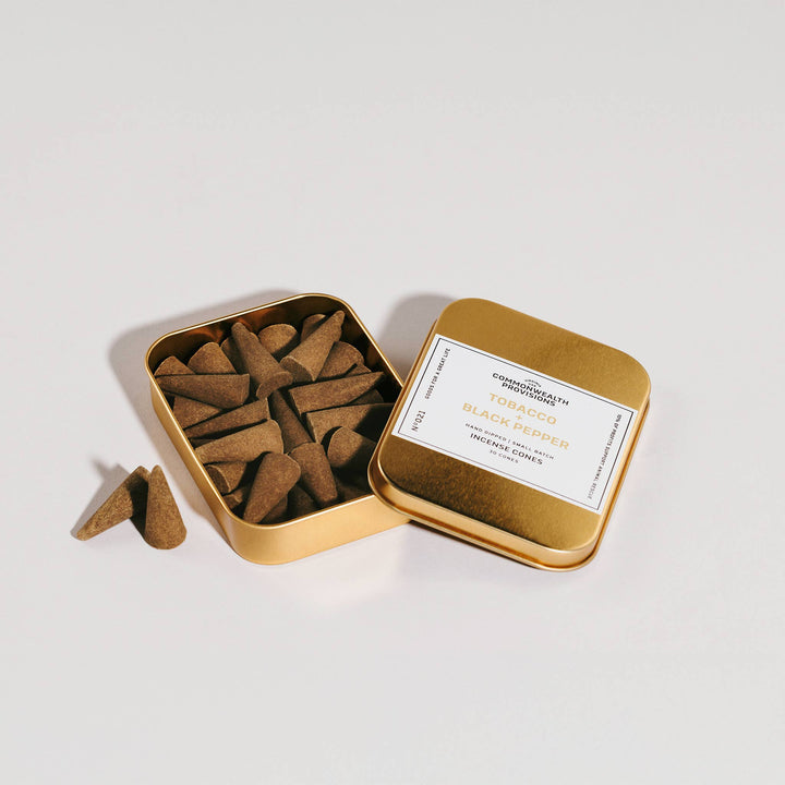 Incense Cones | Tobacco + Black Pepper