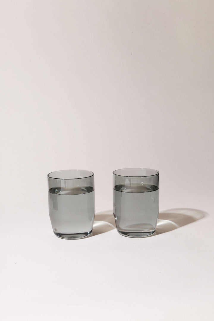 12 oz Century Gray Glass Set