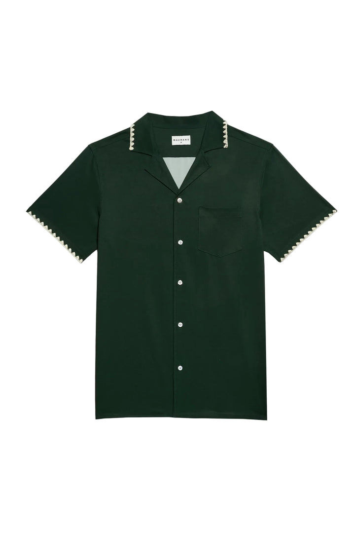 Green Course Stitch Weekend Shirt