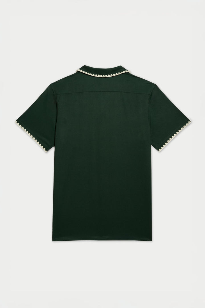 Green Course Stitch Weekend Shirt