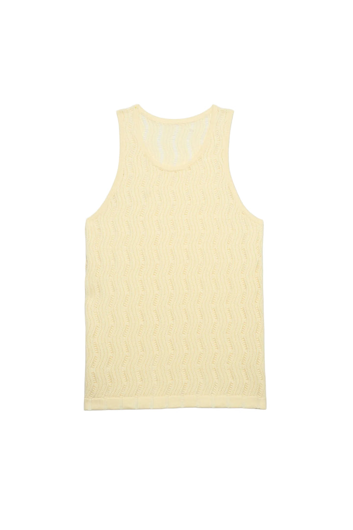 Oceanside Knit Tank | Beige