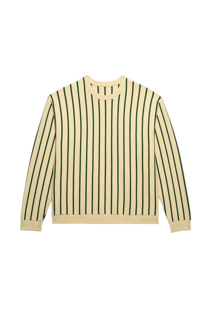 Emerald Stripe Knit Crew