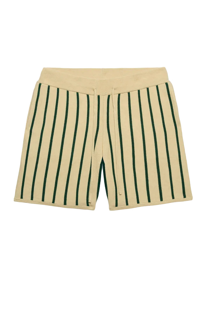 Emerald Stripe Knit Short