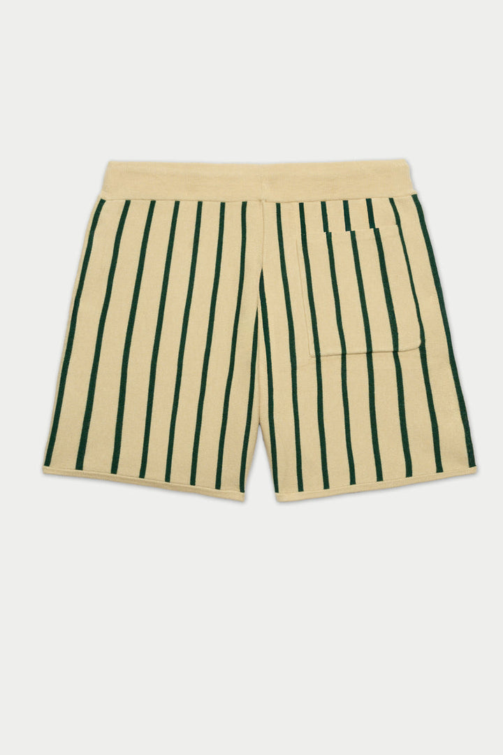 Emerald Stripe Knit Short