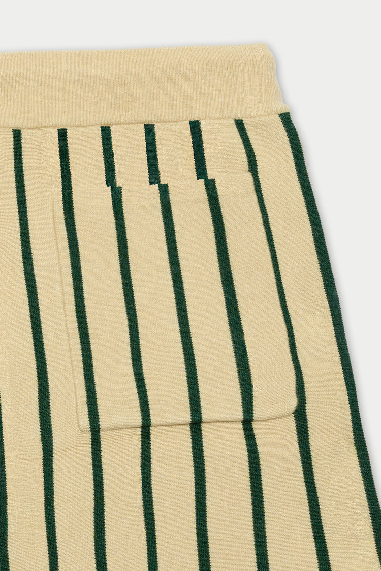 Emerald Stripe Knit Short