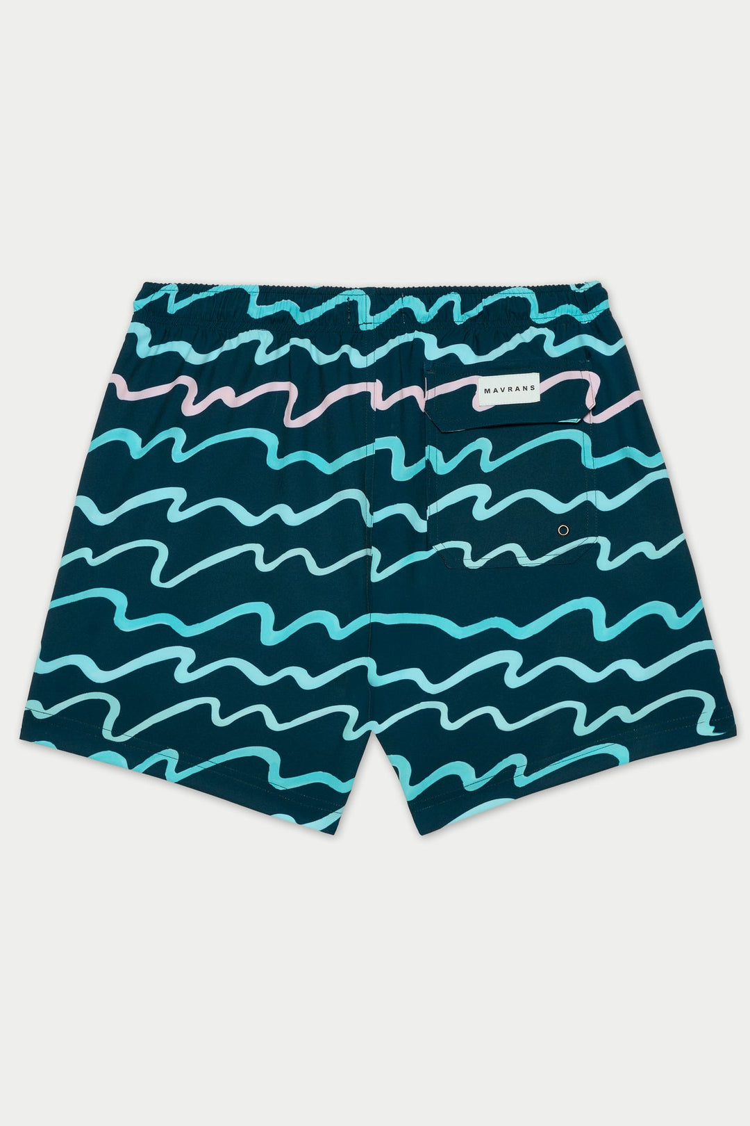 90s Wave Swim Short