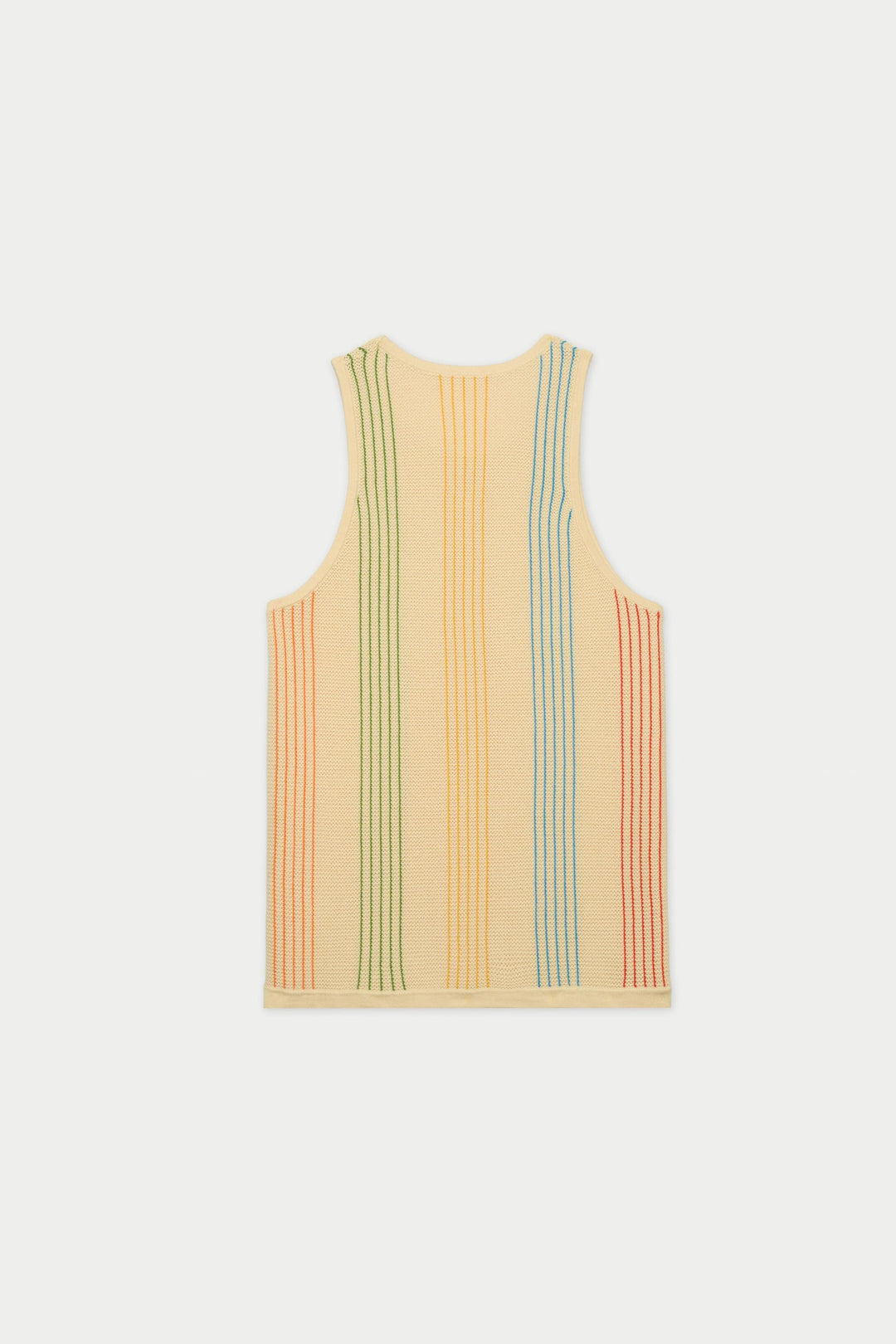 Sliced Knit Tank | Beige
