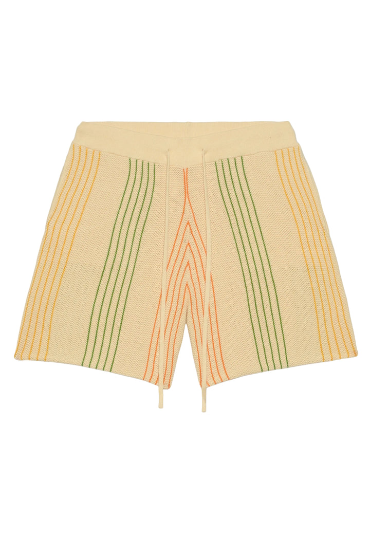 Sliced Knit Short | Beige
