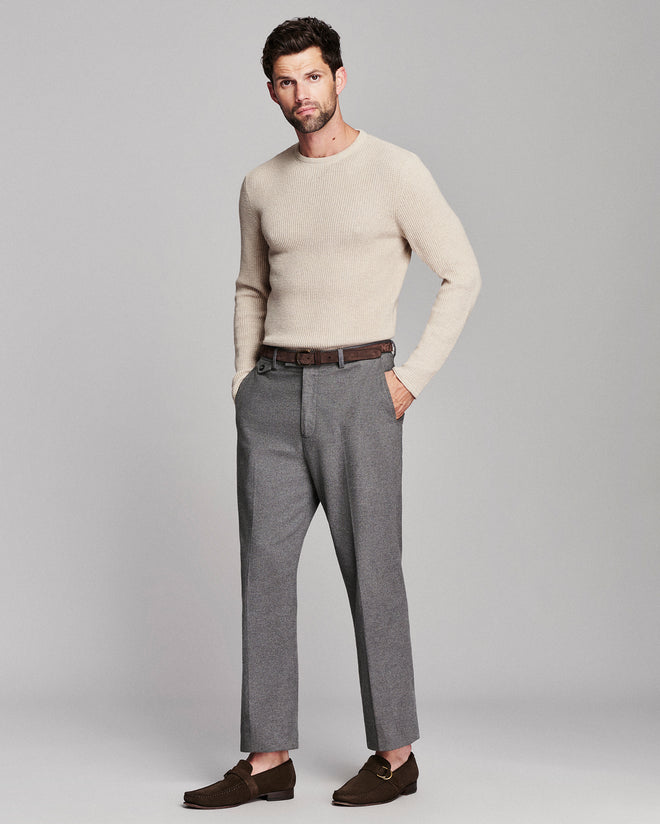 Martin Mini Waffle Crew | Oatmeal Heather