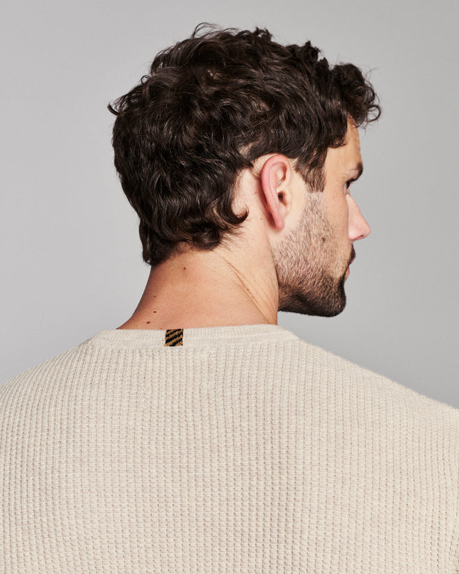 Martin Mini Waffle Crew | Oatmeal Heather