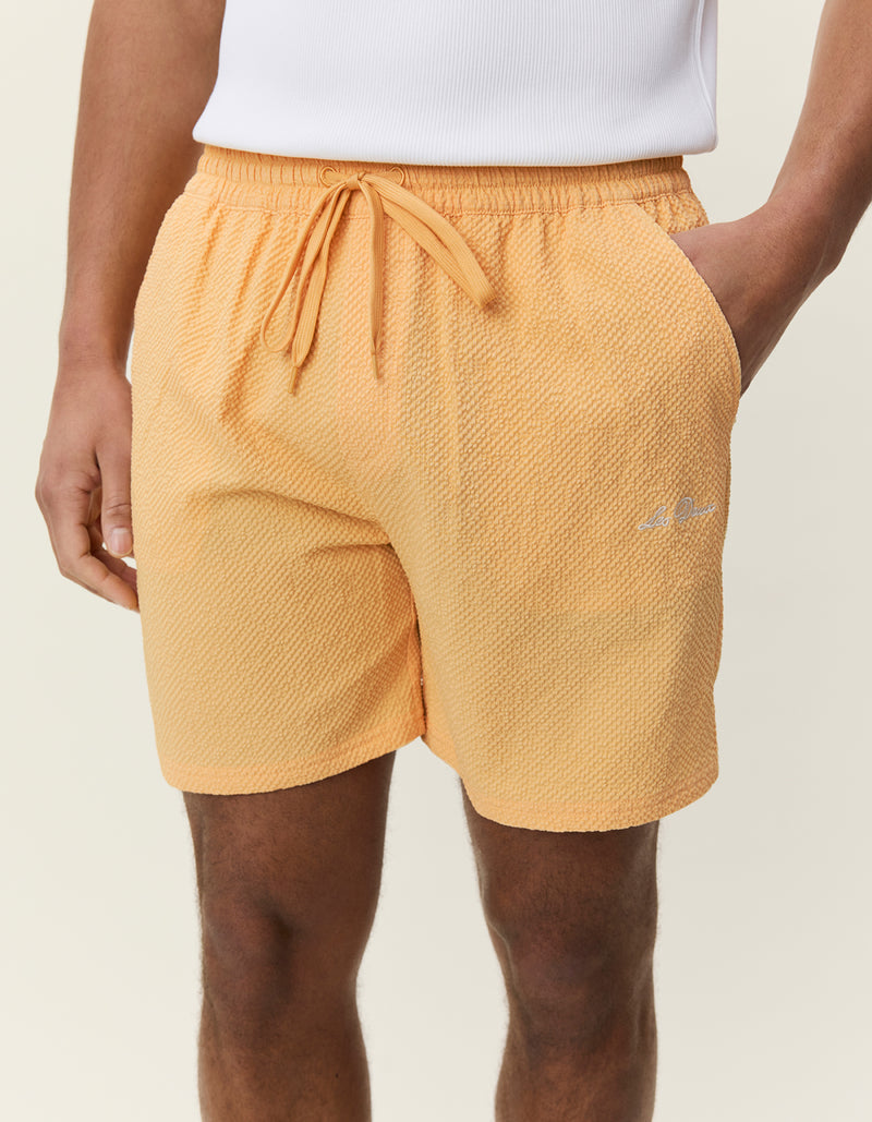 Seerseucker Swim Shorts | Apricot Cream Orange