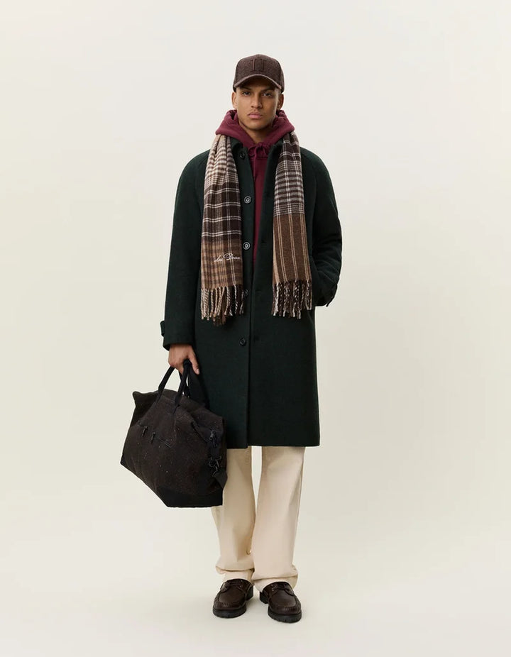 Solid Wool Coat | Rosin Green